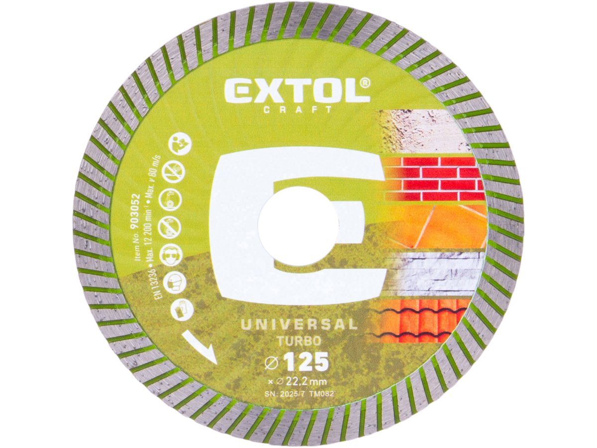 EXTOL CRAFT 903052 kotouč diamantový 125x22