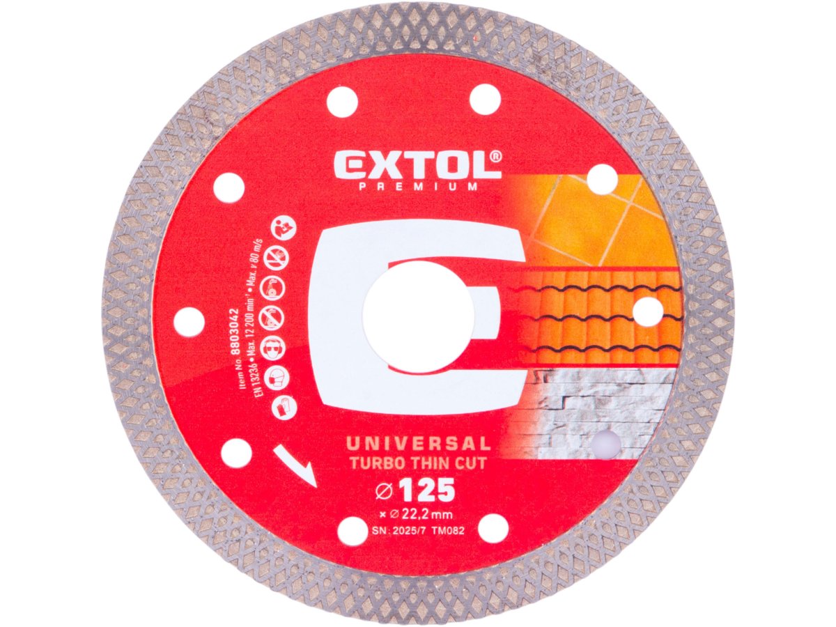 EXTOL PREMIUM 8803042 kotouč diamantový 125x22