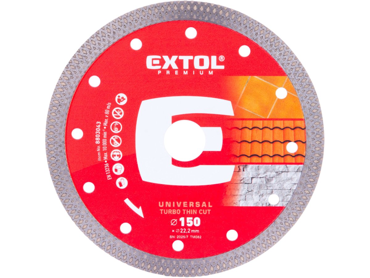 EXTOL PREMIUM 8803043 kotouč diamantový 150x22
