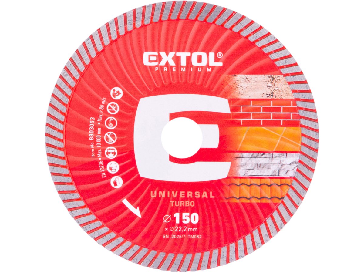 EXTOL PREMIUM 8803053 kotouč diamantový 150x22