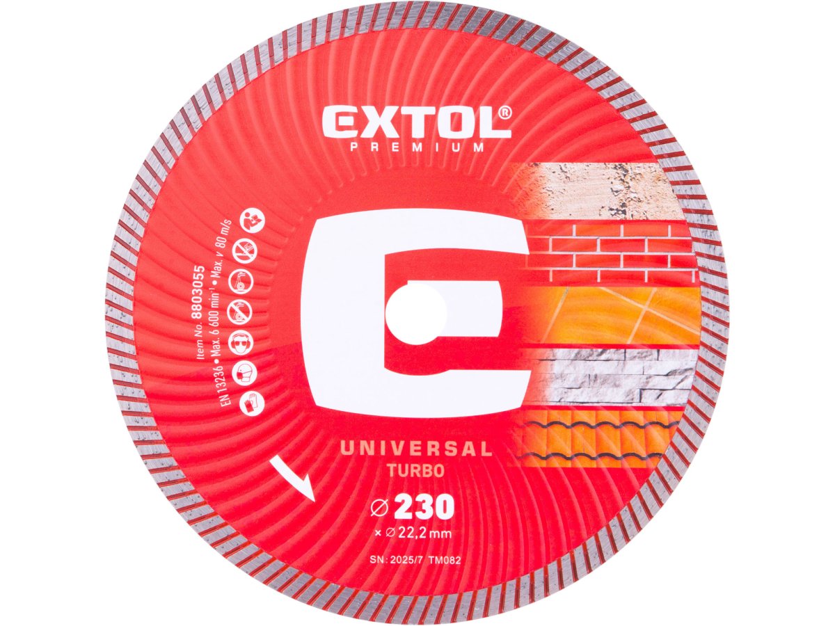 EXTOL PREMIUM 8803055 kotouč diamantový 230x22