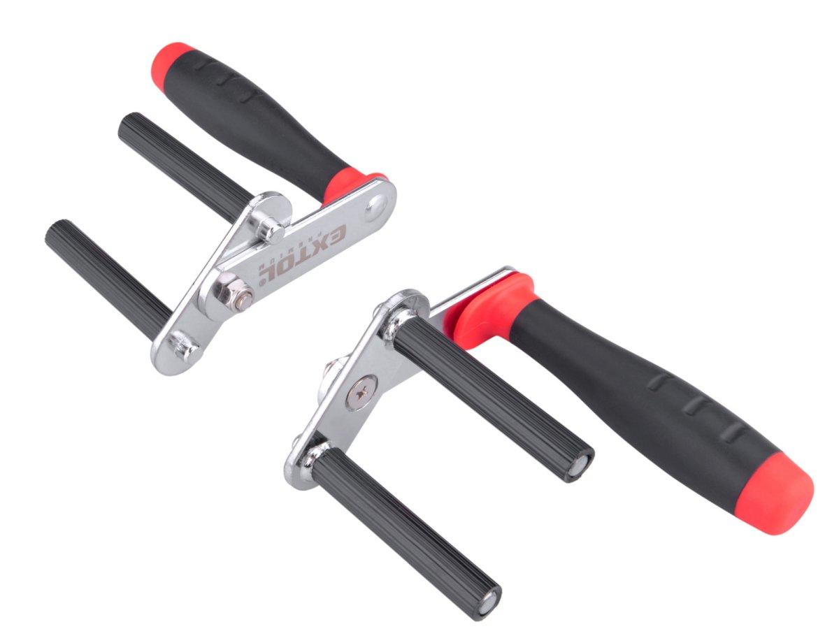 EXTOL PREMIUM 8863108 ocelové nosiče desek 2ks