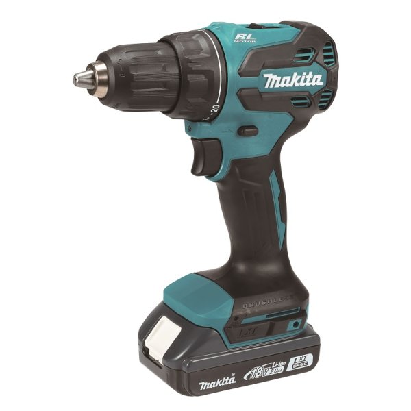 MAKITA DDF490WVE aku bezuhlíkový šroubovák Li-ion LXTB 18V/2