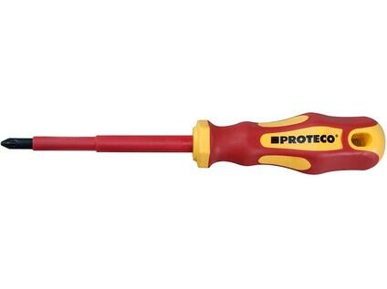 PROTECO 07-215-02 šroubovák Pozidrive PZ 2 x100mm elektrikářský PROTECO