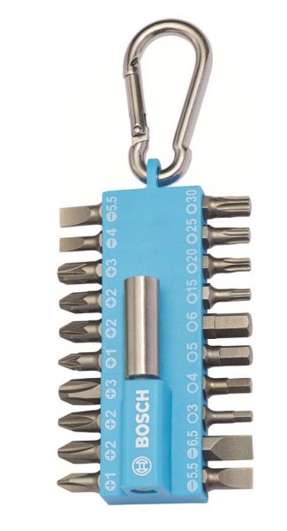 BOSCH 2607002822 sada šroubovacích bitů 21 dílů s karabinou