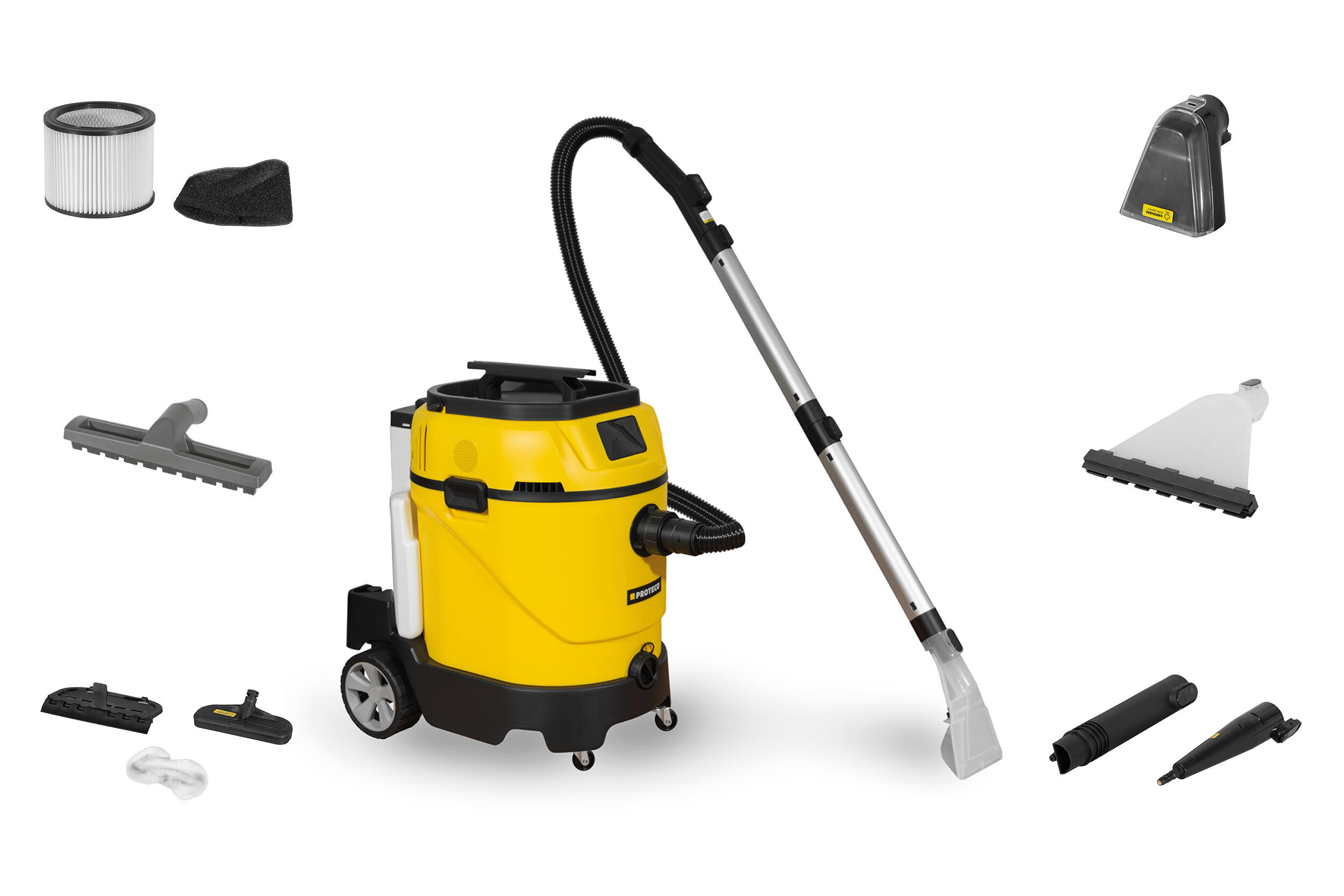 PROTECO 51.14-CP-2800-PR Parní čistič PREMIUM 4V1 2800 W PROTECO